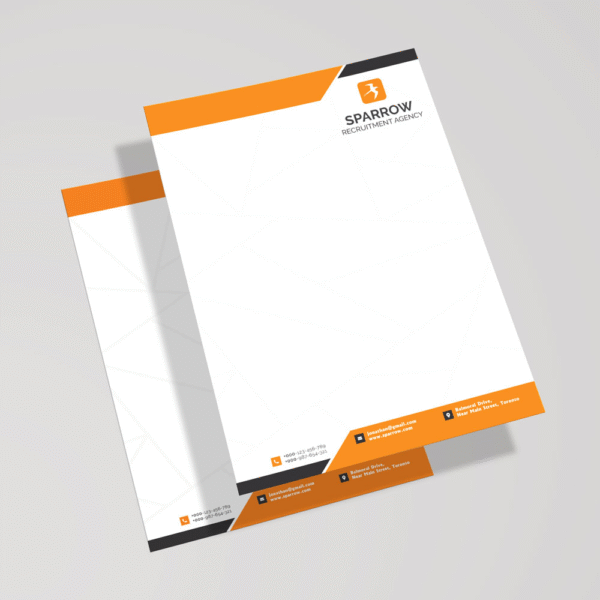 1000 Letterheads – 120gsm Wood-Free Paper Printing