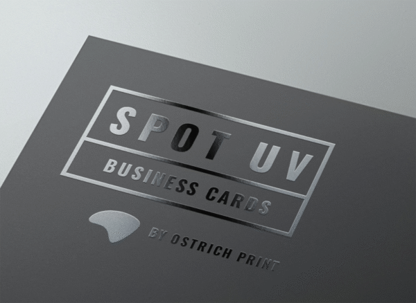 Spot UV Business Cards 400 GSM – 500 PCs, 2 Sides - Ahsa Flow