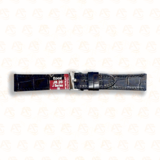 J-8 Croco Slim Leather Straps – Easy Self-Fix (18–24mm)